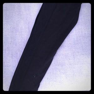 High rise lululemon laser cut out pants