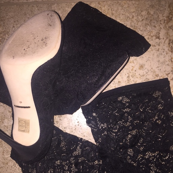 Dolce gabbana lace thigh high boots Sz 40 - Picture 3 of 4