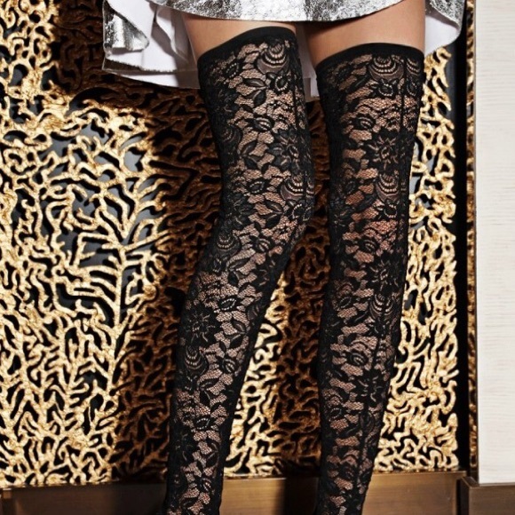 Dolce gabbana lace thigh high boots Sz 40 - Picture 4 of 4