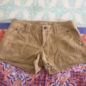 Aeropostale khaki corduroy shorts Size 7/8