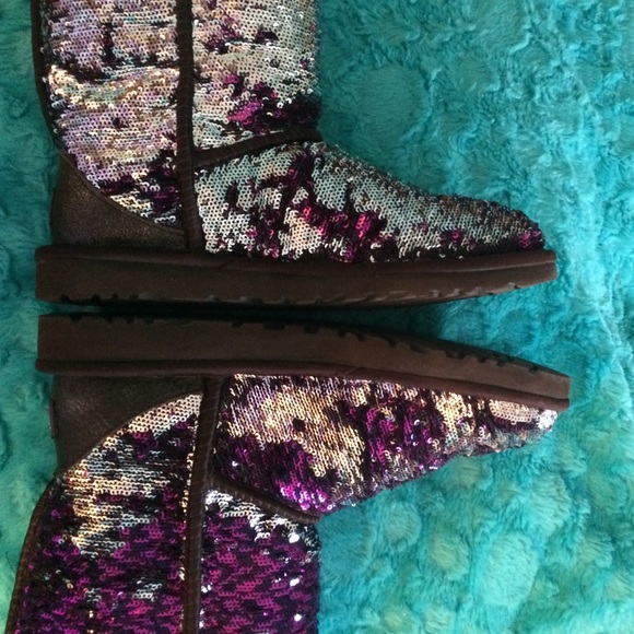 Sequin Uggs Two Diff Sizes - image 4