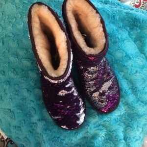 Sequin Uggs two diff sizes