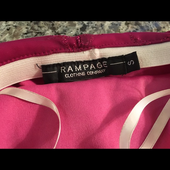 Rampage Sparkly Strapless Dress - Picture 3 of 4