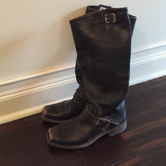 Frye Smith Tall Engineer Boots