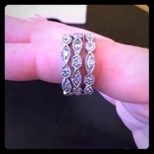 Stella & Dot stackable deco rings