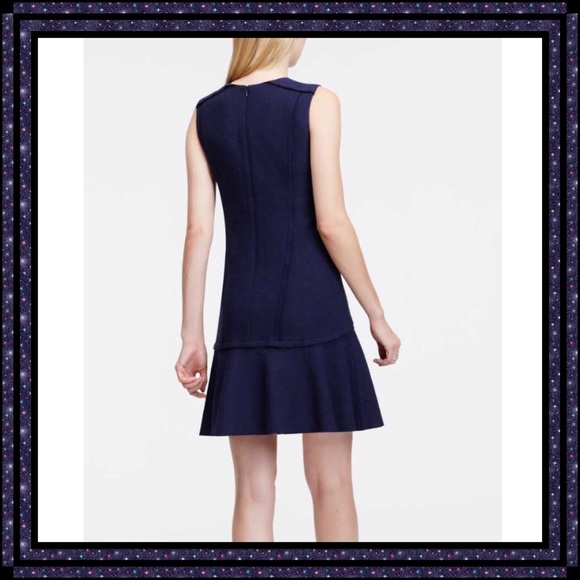 🌺HOST PICK🌺 Ann Taylor Boiled Wool Flounce Dress - Picture 2 of 2