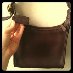 Vintage Coach Leather Crossbody Bag