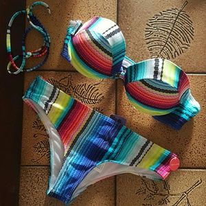 Forever 21 Bathing Suit Multicolor