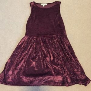 So Rad by Atv Velvet Maroon dress