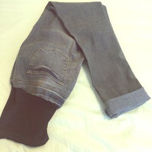 Maternity Vintage Wash over belly jeans