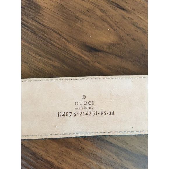 Gucci belt 85 - Picture 3 of 4