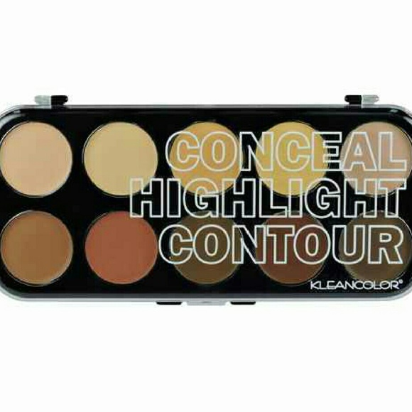 Conceal, highlight & contour palette