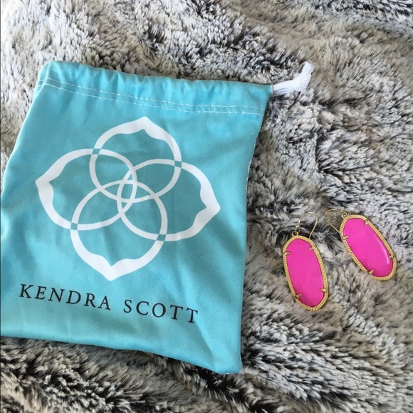 Kendra Scott Pink Elle Earrings