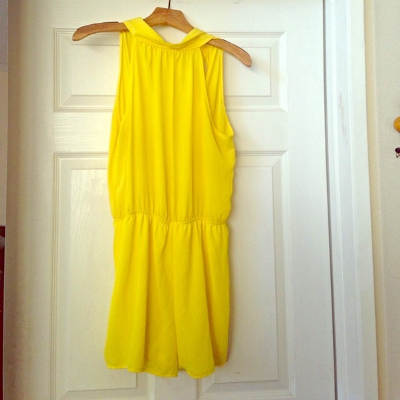 Yellow Romper Shorts
