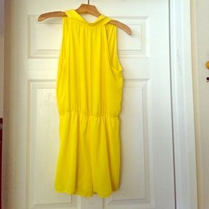 Yellow Romper Shorts