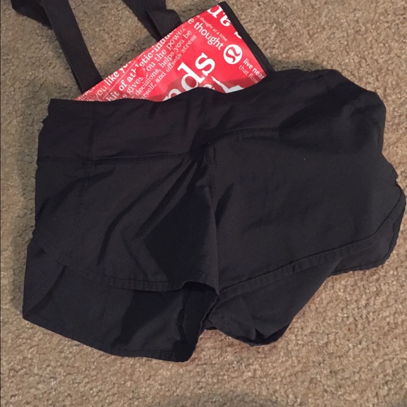 Lululemon speed shorts