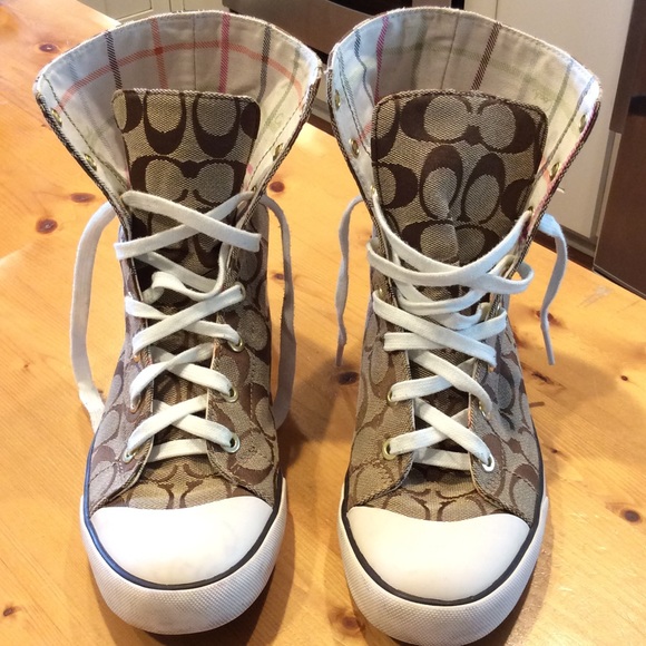 Coach Shoes - 🎪COACH BONNEY HIGH-TOP SNEAKERS🎪