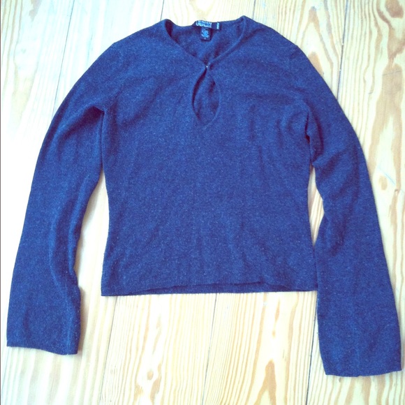 Laundry grey keyhole sweater - Picture 1 of 3