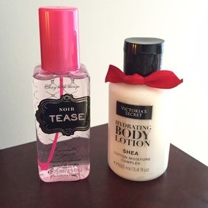 VS Tease body mist & shea lotion