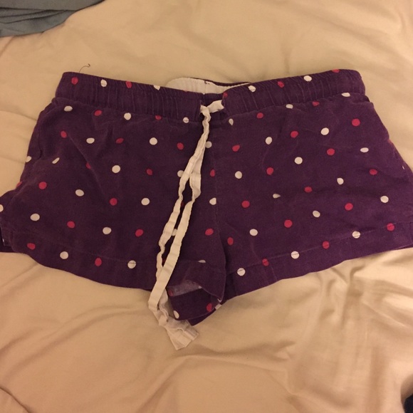 Polka dot bed time shorts!