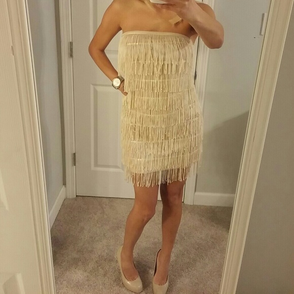 Tulle strapless mini