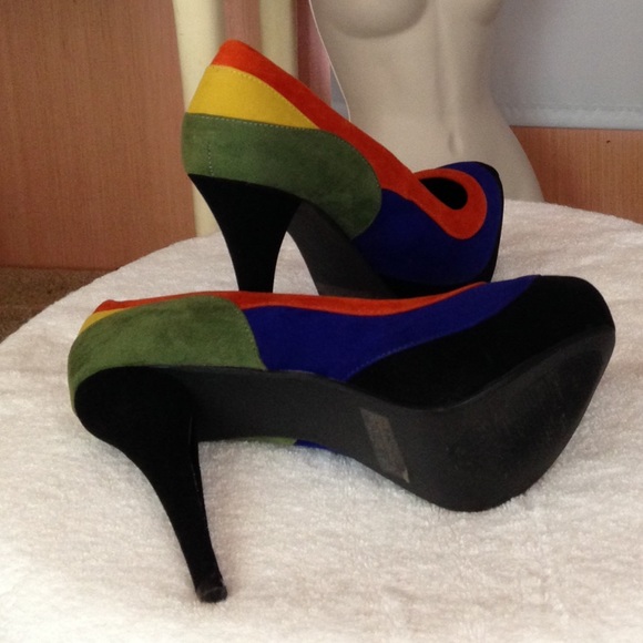Multi-color Heels - Picture 3 of 4