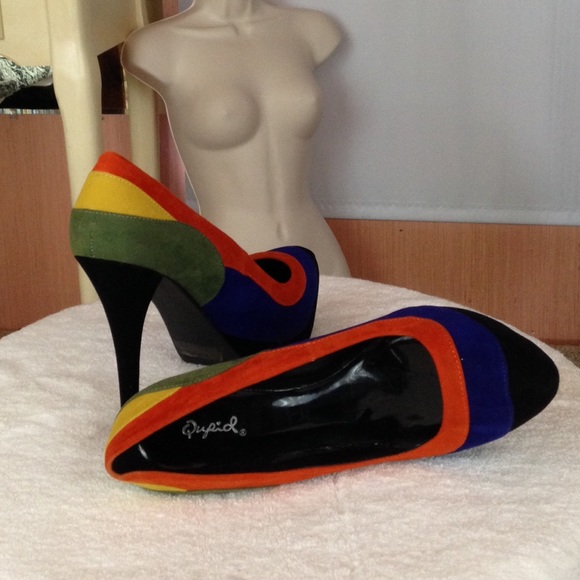 Multi-color Heels - Picture 4 of 4