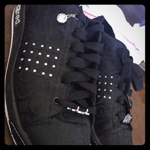 Red shoes by Marc Ecko. Worn once. Size 10 womens