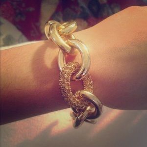 Chain Crystal Link Bracelet