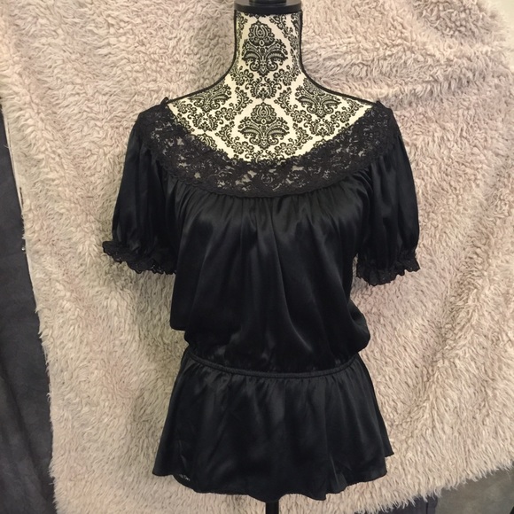 Express Silk and Lace Top Sz Small