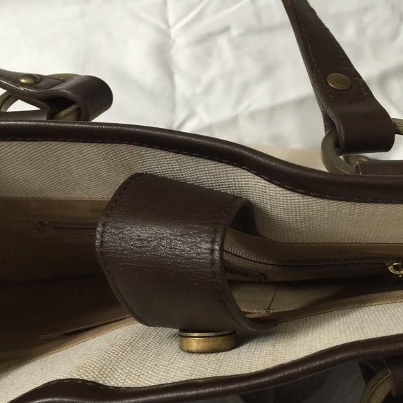 Nave Beige/Brown Tote Bag - Picture 3 of 4