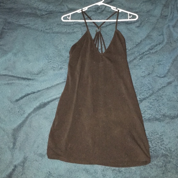 Nasty Gal black cotton dress