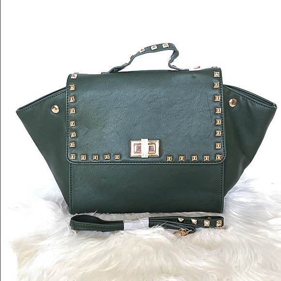 Handbags - Olive studded handbag
