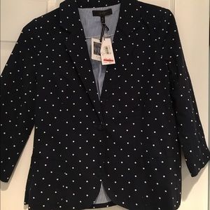 Jessica Simpson polka dot blazer