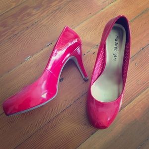 Madden Girl Red Patent Pumps