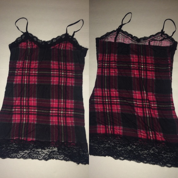 Plaid tank top!