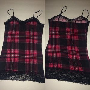 Plaid tank top!