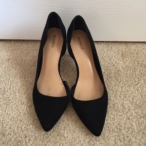 Express Black Heels