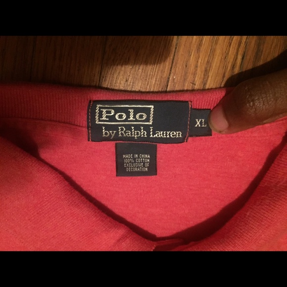 Pink Ralph Lauren pole with blue horse - Picture 2 of 4