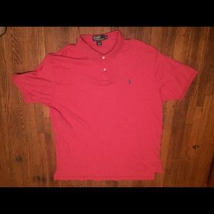 Pink Ralph Lauren pole with blue horse