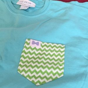 Aqua frat collection tee
