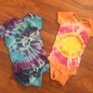 Custom Tie-Dye onesies