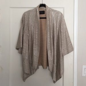 Metallic kimono