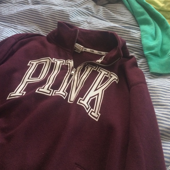Pink 1/4 sweatshirt