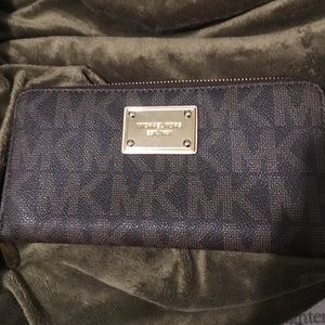 Michael Kors dark brown wallet