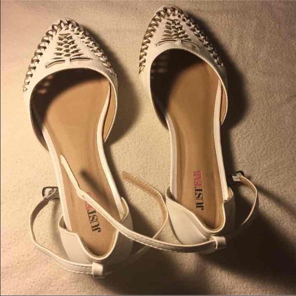 Cute White Flats