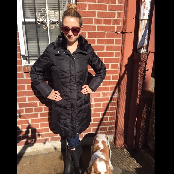 Black Michael Kors Puffer Coat