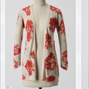 Anthropologie Dwarf Quince Cardigan