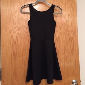 Black skater dress