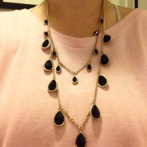 Black and gold necklace